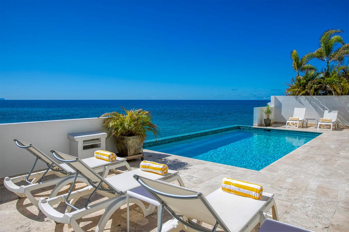 Luxury Villa rental St Martin - Pool and sea view